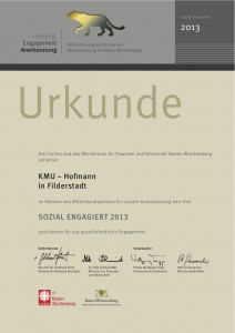 LEA Urkunde KMU 2013